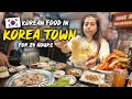 Korean Food in Korea Town for 24 Hours | BBQ, Tteokbokki, Snow Chicken & more