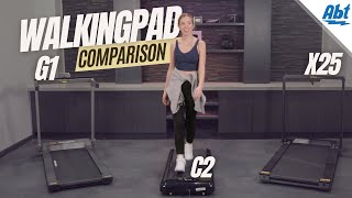 WalkingPad Treadmill Comparison: C2 vs G1 vs X25