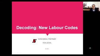 ILA Webinar | Recently Enacted Labour Codes | 20th Jan 2020