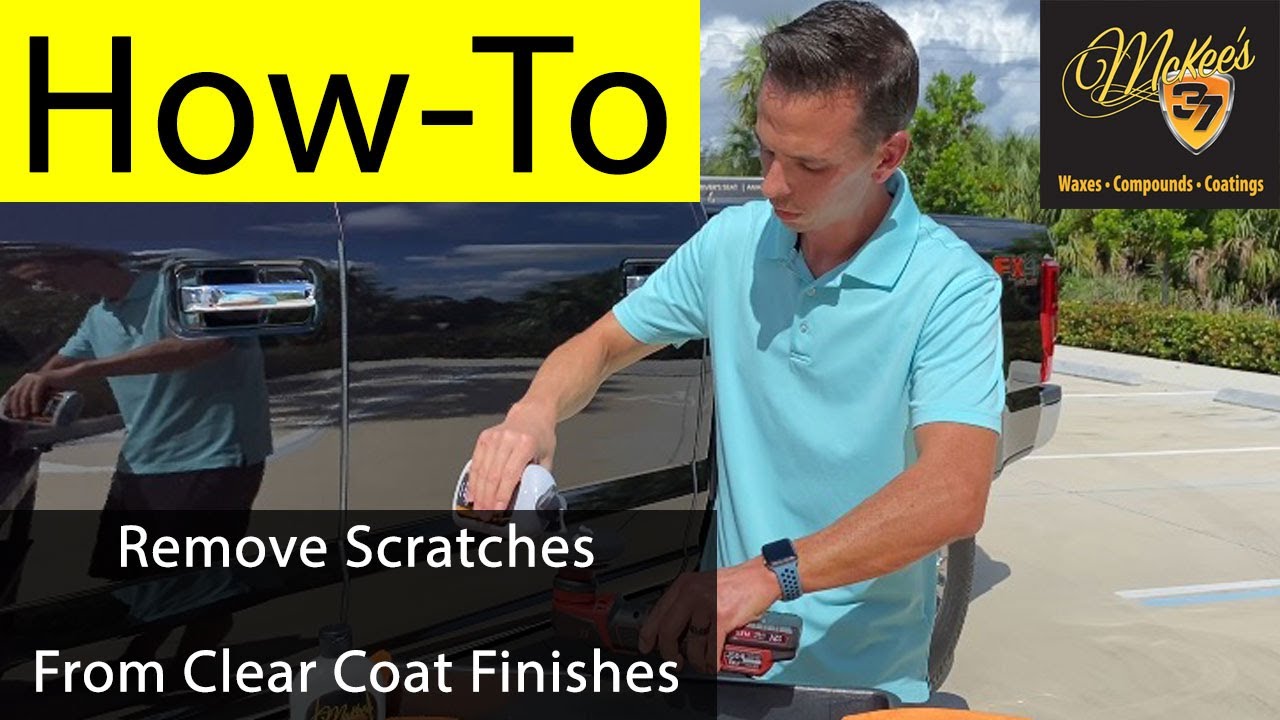 How To Remove Scratches In Clear Coat Youtube