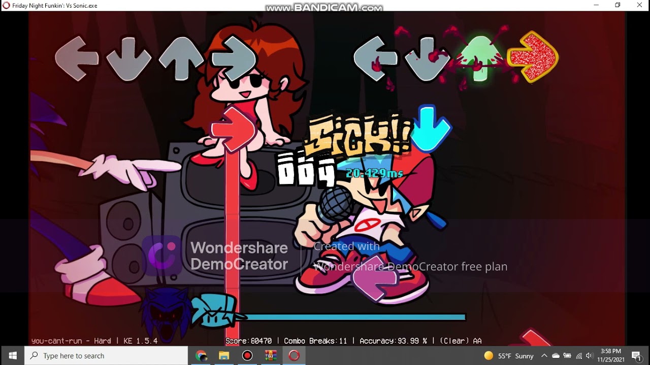 Vs Sonic Exe Round 2 Fnf Youtube