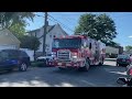 garfield nj fire rescue engine 3 truck 4 saddle brook engine 2 and bergen county fire coordinator