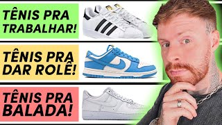 TIERLIST dos SNEAKERS para cada OCASIÃO | Melhores Tênis Masculinos para o dia a dia