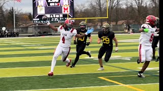 Watch highlights from Orchard Lake St. Mary’s 28-27 semifinal win in overtime vs Birmingham Groves