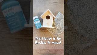 Birdhouse Crafting Fun! 🐦 #diy #crafts #shorts