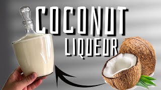 COCONUT LIQUEUR - at home / ITALIAN DRINK recipes