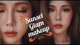 SUNSET GLAM MAKEUP LOOK | 轻欧美油画感暮色妆