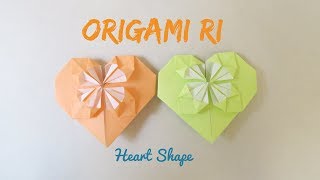 Origami Heart (diamond) 鑽石心形 - 情人節摺紙 Origami Valentine's Day