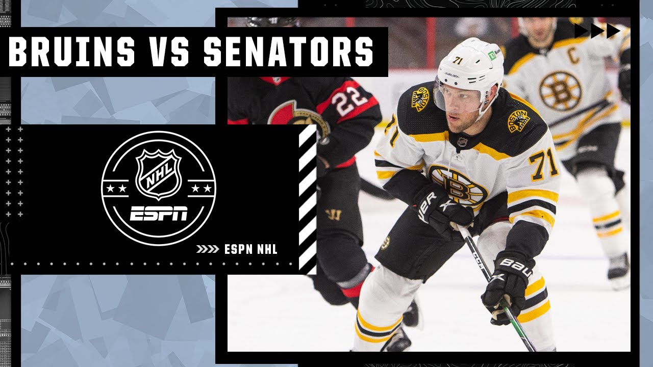 Boston Bruins At Ottawa Senators | Full Game Highlights - YouTube