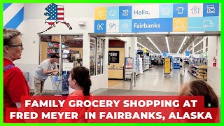 Grocery Shopping at Fred Meyer in Fairbanks, Alaska 🛒 Stocking Up on Goodies in the Last Frontier!
