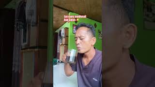 Cara baru menikmati kopi panas #komedi #lucu #comedy #hiburan #tutorial