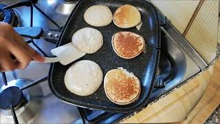 Soft PANCAKES with BUCK WHEAT FLOUR for a healthy breakfast