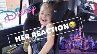 SURPRISING OUR 4 YEAR OLD WITH TRIP TO DISNEYLAND!!!