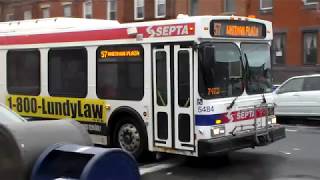 SEPTA BUS: NEW FLYER D40LF 5484 ON ROUTE: 57