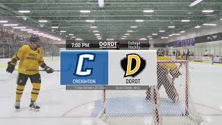 Dordt vs Creighton Hockey, October 25, 2024