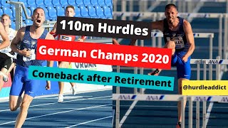 110m Hurdles German Championships 2020 Braunschweig