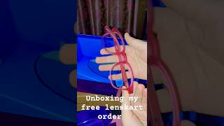 Unboxing my lenskart glasses order #lenskart #sharktank #free #aesthetic #unboxing