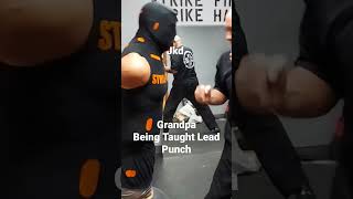 69-Yr Old Learning Jeet Kun Do Lead Punch JKD aka Bruce Lee & Ted Wong