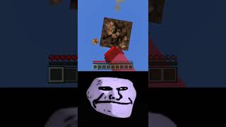 Minecraft logic 💀 At Different Levels #trollface #viral #short #subscribe #trend #minecraft #shorts