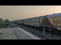 ranikhet express full speed.. rare ac inspection carriage in last