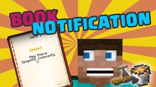 Minecraft Plugin Tutorial: BookNotification | English