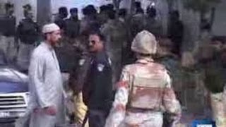 Dunya News - Karachi:Rangers personnel open fire on disputing couple, kill husband
