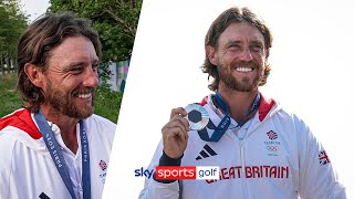 'I never dreamt of this' 😊🥈 | Tommy Fleetwood reacts to Men's Golf Olympic silver medal