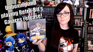 Gaiares (Genesis) - Retro-Bit Release Unboxing and Playthrough