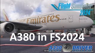 FlyByWire A380 in Flight Simulator 2024 - FIRST FLIGHT - Cairo to Dubai | Real Airbus Pilot