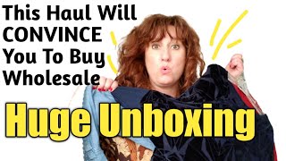 HUGE Wholesale Clothing Unboxing ~ Backstock Review ~ To Sell on Ebay & Poshmark ~ Free People Haul