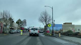 Driving Through Sequim WASHINGTON | E Washington Street, Downtown | 2020