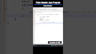 Prime Number Java Program #shorts #coding #java #programming #viral #viralshorts