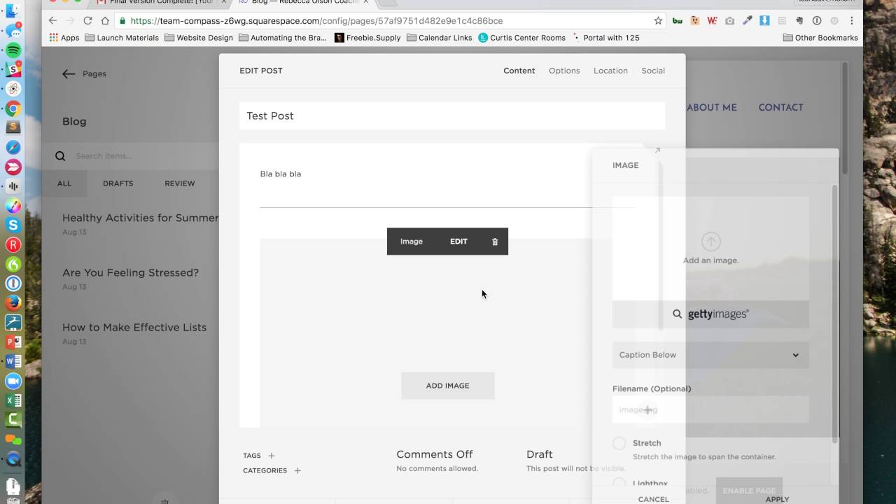 Managing A Blog In Squarespace Youtube