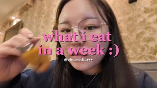 what i eat in a week as a 22 year old girl living in Barcelona :)