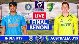India U19 vs Australia U19 Final Live Scores | IND U19 vs AUS U19 Final Live Scores & Commentary