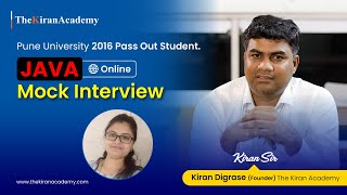 Java Interview Questions | HR Mock Interview 2023 | Technical Round | #kiransir