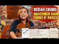 BEDAH CHORD - NOVEMBER RAIN (GUNS N' ROSES)