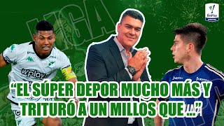 CALI 3 MILLONARIOS 1 EL SÚPER DEPOR FUE MUCHO MÁS YTRITURÓ A UN MILLOS QUE NO FUE FAMOSO..FUE PASIVO