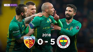 Kayserispor 0 - 5 Fenerbahçe | Maç Özeti | 2017/18
