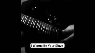 I Wanna Be Your Slave// Iggy Pop and Måneskin (cover guitar) #youtubeshorts #hard