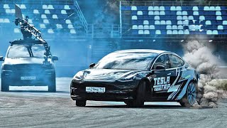 ДРИФТ на Тесле Model 3 Perfomance | УЧУСЬ на RDS треке! Как тебе такое Илон Маск?