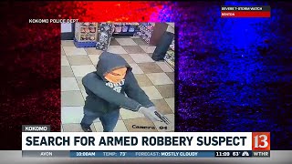 Kokomo Police Search for Armed Robbery Suspect