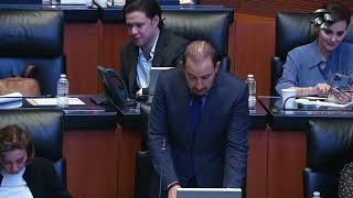 Sen. Cortés (GPPAN) hace uso de la palabra por alusiones