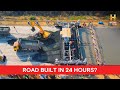 This stretch of the Delhi-Mumbai expressway was completed within 24 hours! | Engineering Marvels