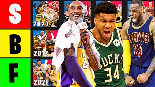 Ranking the Last 10 NBA Seasons