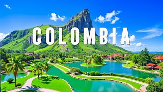 FLYING OVER COLOMBIA 4K - Incredible Scenes & Hidden Gems - Stunning Natural Scenery