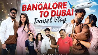 |DJ💕Couple in Dubai😍|Banglore to Dubai Travel Vlog✈️|Overpacked our Luggage😨|Business Class?|