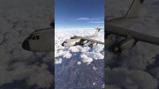 MSFS 2024 Beautiful cloud footage flying the A400