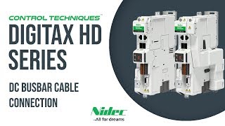 DIGITAX HD DC BUSBAR CABLE CONNECTION | CONTROL TECHNIQUES | NIDEC