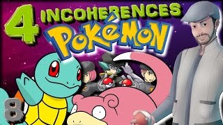 4 INCOHERENCES POKEMON - UN MATCH COMPLETEMENT TRUQUE !